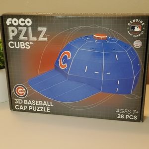 3D Cubs baseball cap puzzle